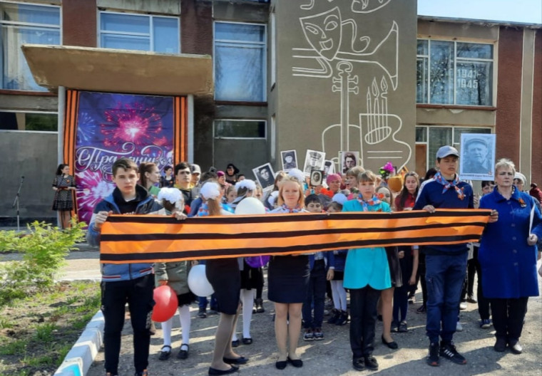 Акция "Бессмертный полк", с. Красноярское, 09.05.2022. Акция "Бессмертный полк", с. Красноярское, 09.05.2022.