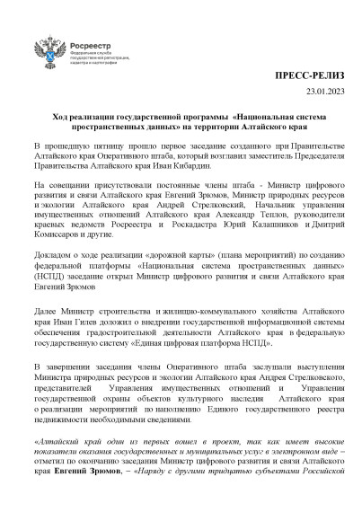 Реализация проекта НСПД. Реализация проекта НСПД.